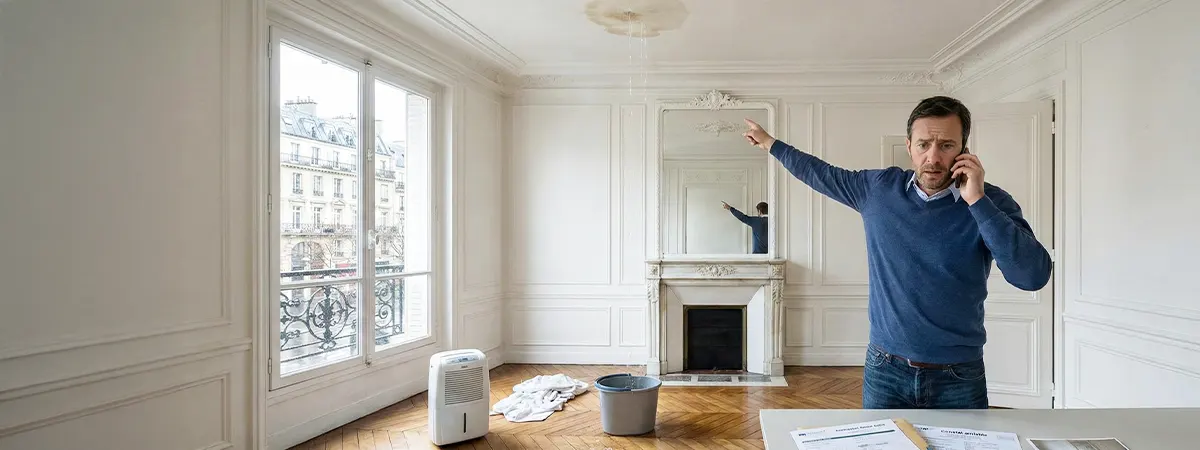 Dégât des eaux en appartement à Paris : démarches et réparations